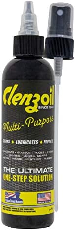 מנקה רב-תכליתי Clenzoil, חומר סיכה ומניעת חלודה 3in1 שמן | סיכה של שרשרת אופניים, חומר סיכה למוסך, שמן אקדח ומנקה